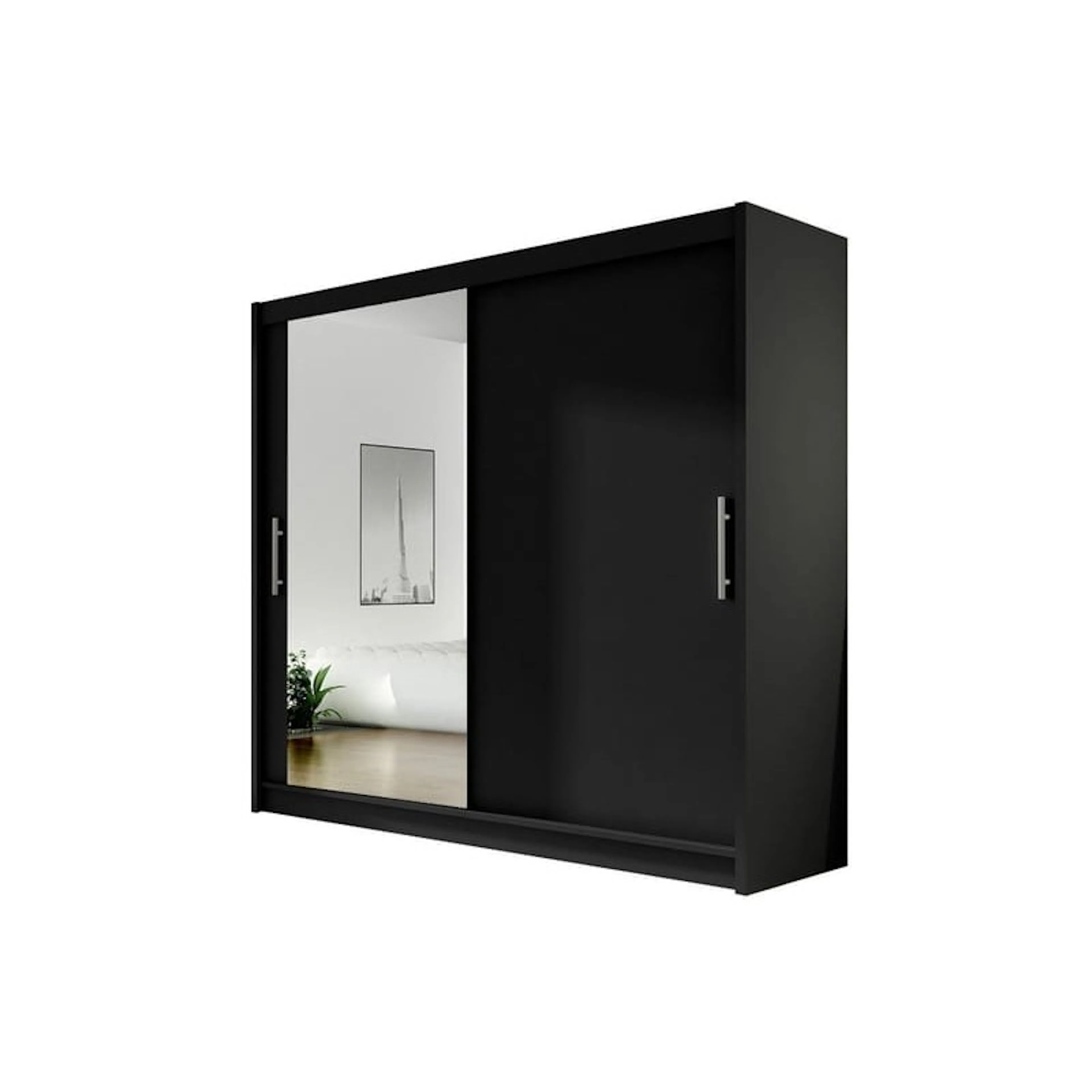 Garderob Scandinavian Choice Prag Skjutdörrar Spegel