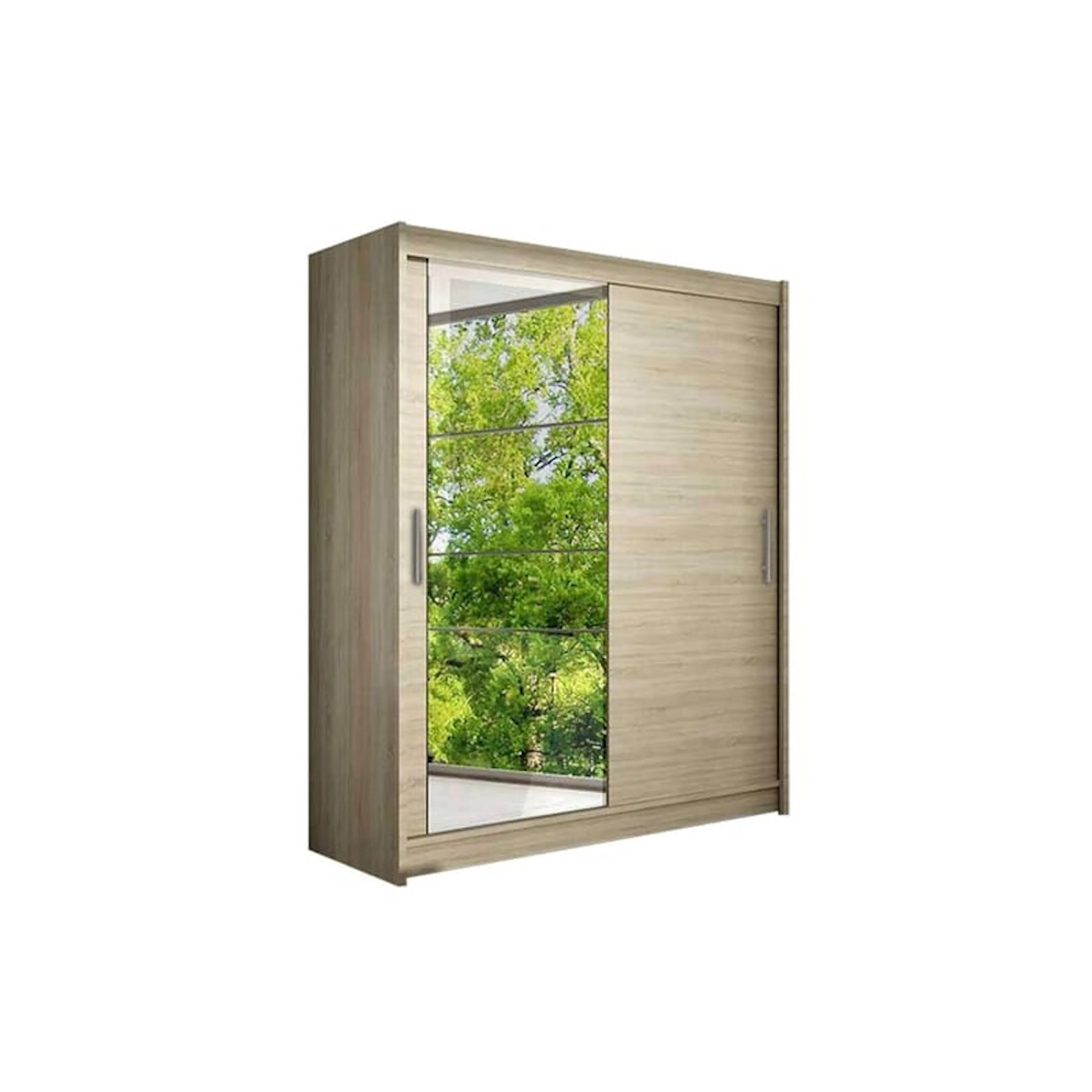 Garderob Scandinavian Choice Leila med Skjutdörrar och Spegel