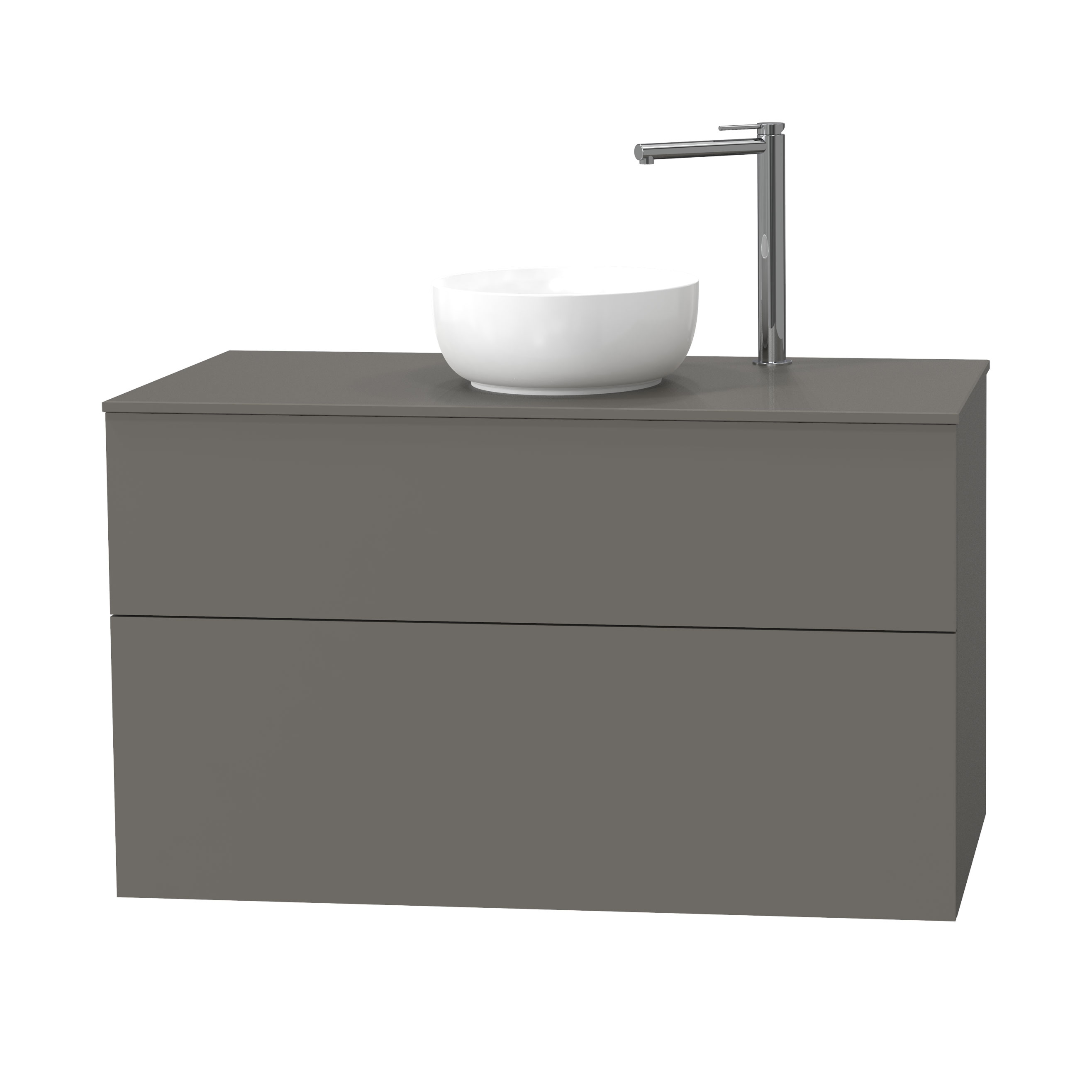 Tvättställsskåp Miller Badrum City 100 för Bänkskiva