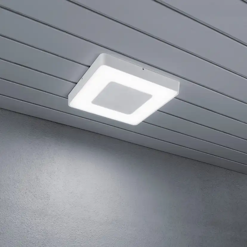 Vägglykta Gnosjö Konstsmide Carrara Square LED med Fjärrkontroll