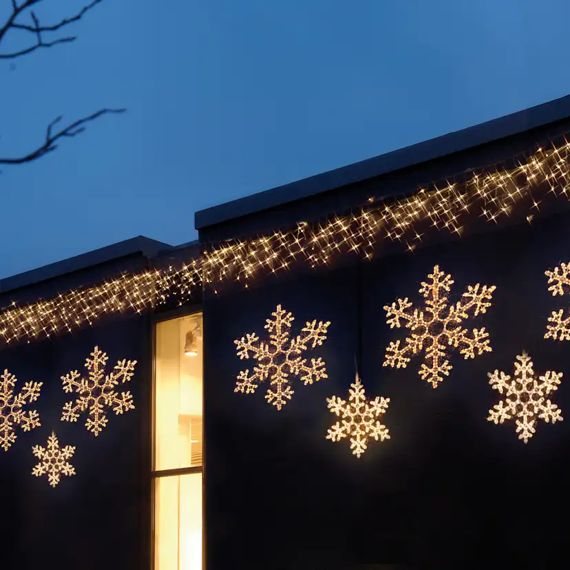 Dekorationsbelysning Star Trading Slt.Snöfl.RL50 cm ww