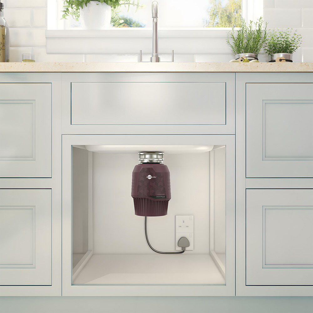 Avfallskvarn Insinkerator Evolution Plus 750 EC Burgundy