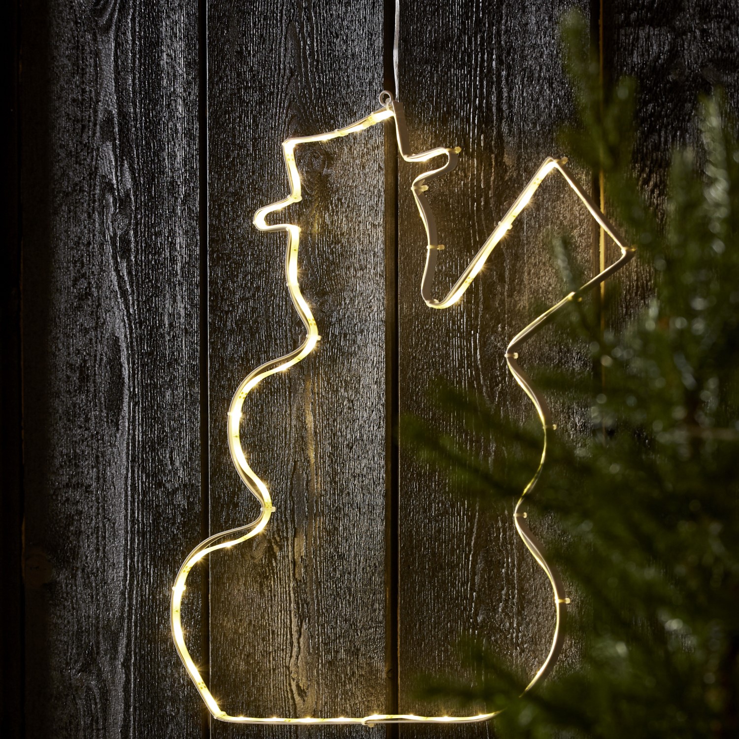 Dekorationsbelysning Star Trading Lumiwall Snögubbe