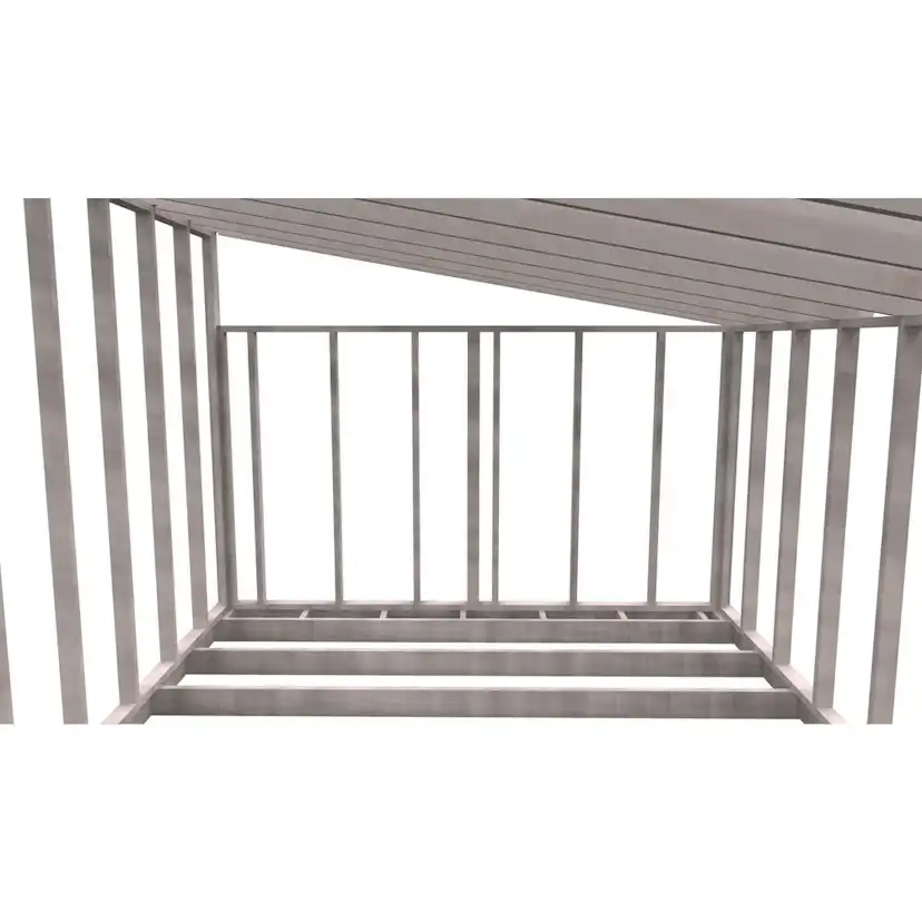 Attefallsstomme Byggstommar 10 grader 7200x3940 mm Lösvirke