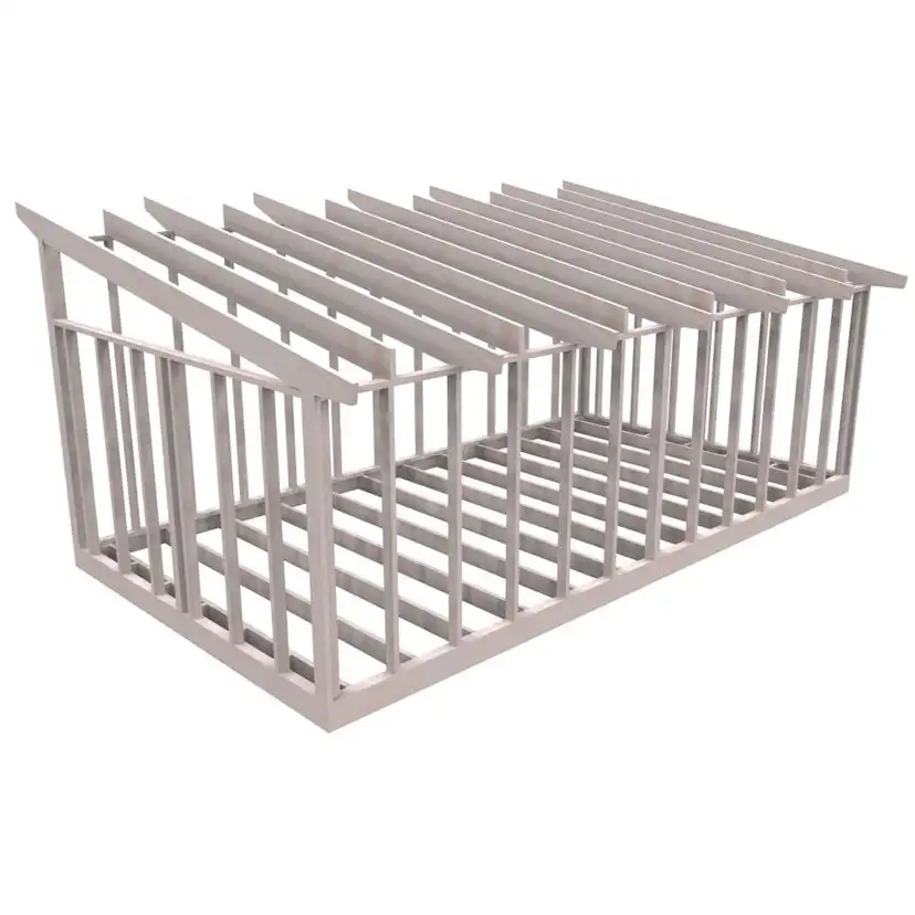 Attefallsstomme Byggstommar 10 grader 7200x3940 mm Lösvirke