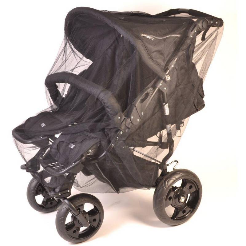 Insektsnät 2Me till barnvagn. Syskon/tvilling