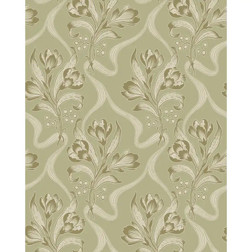 Tapet Boråstapeter Anno II Jugendbukett 8071