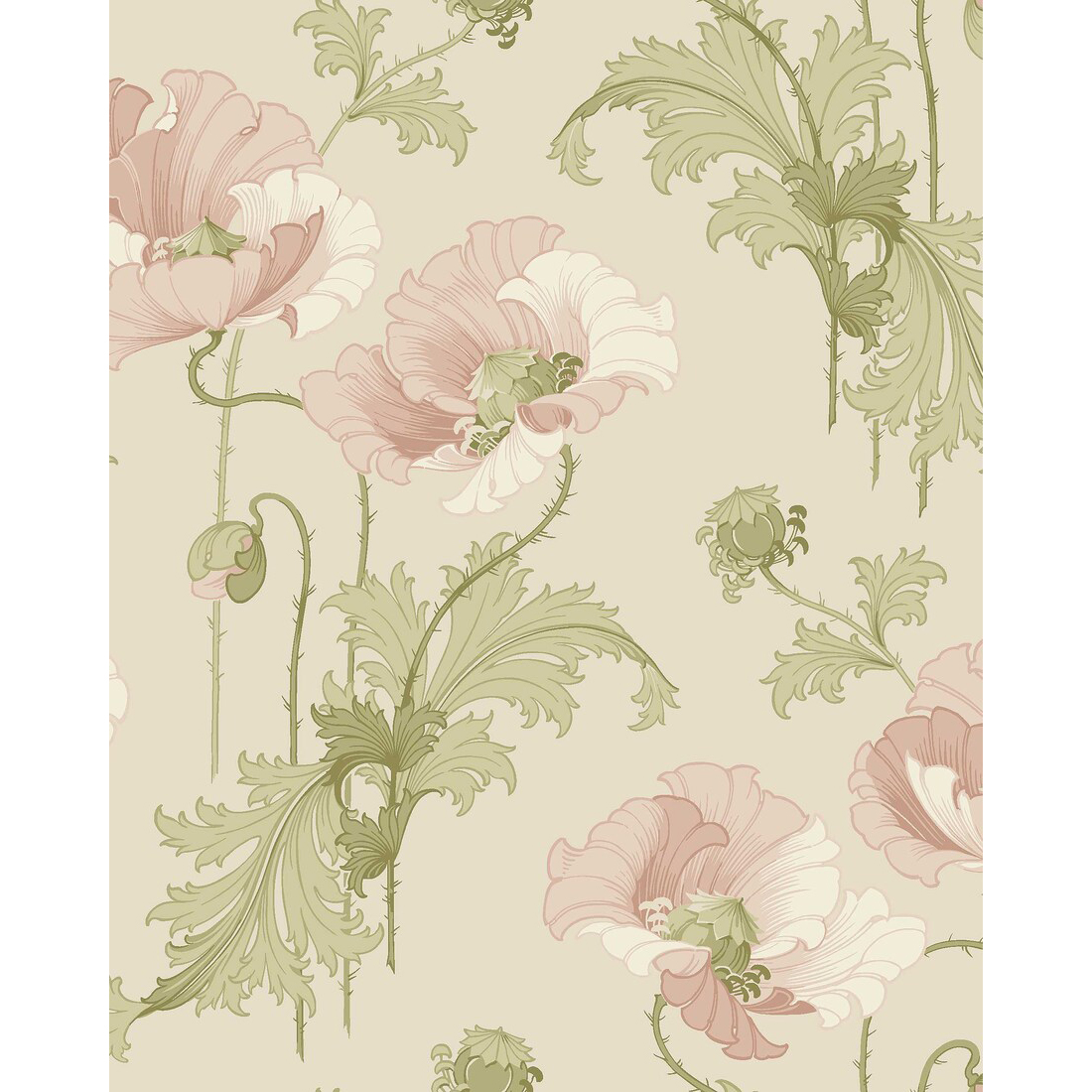 Tapet Boråstapeter Anno II Vallmo 8093