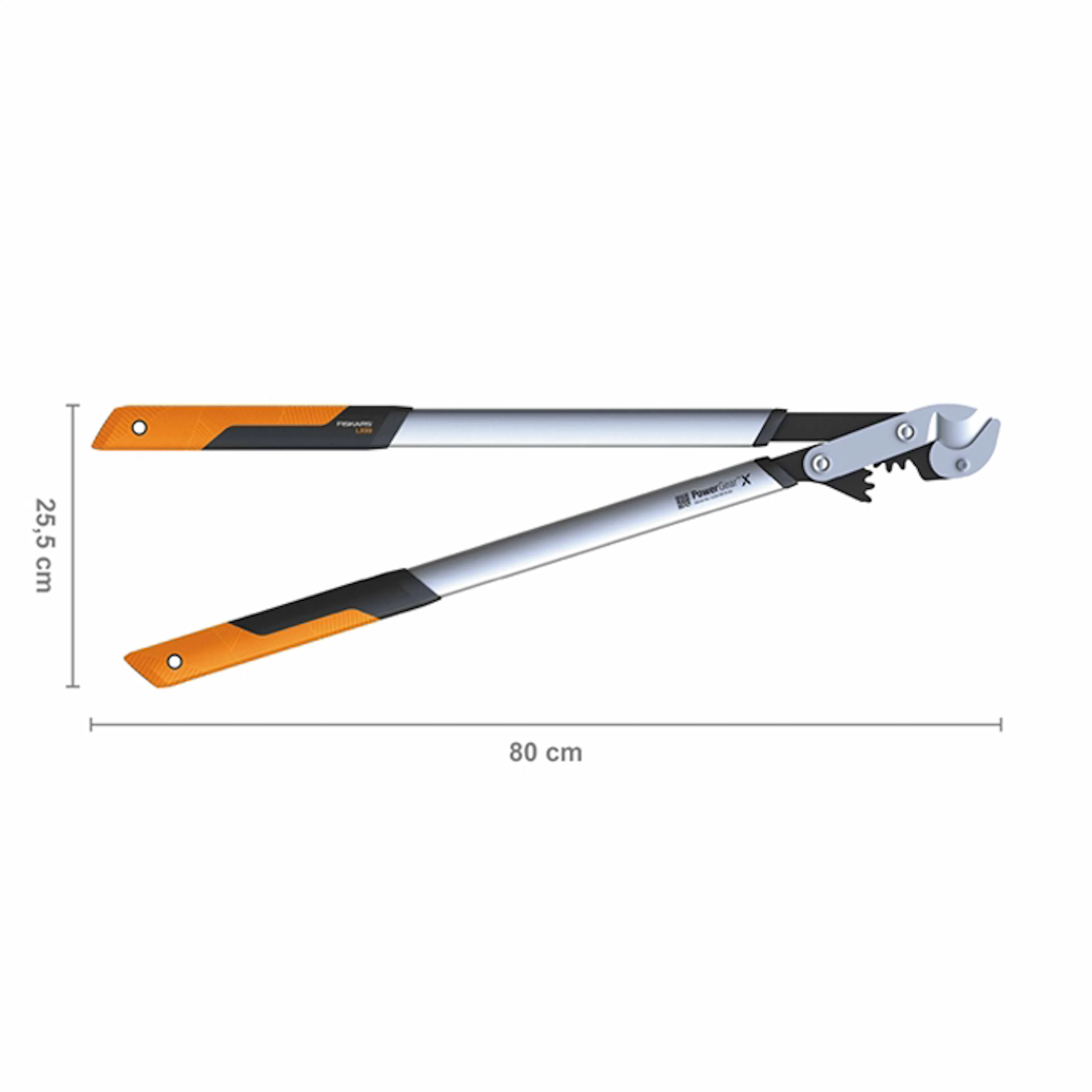 Grensax Fiskars Powergear X LX99-L med Mothåll