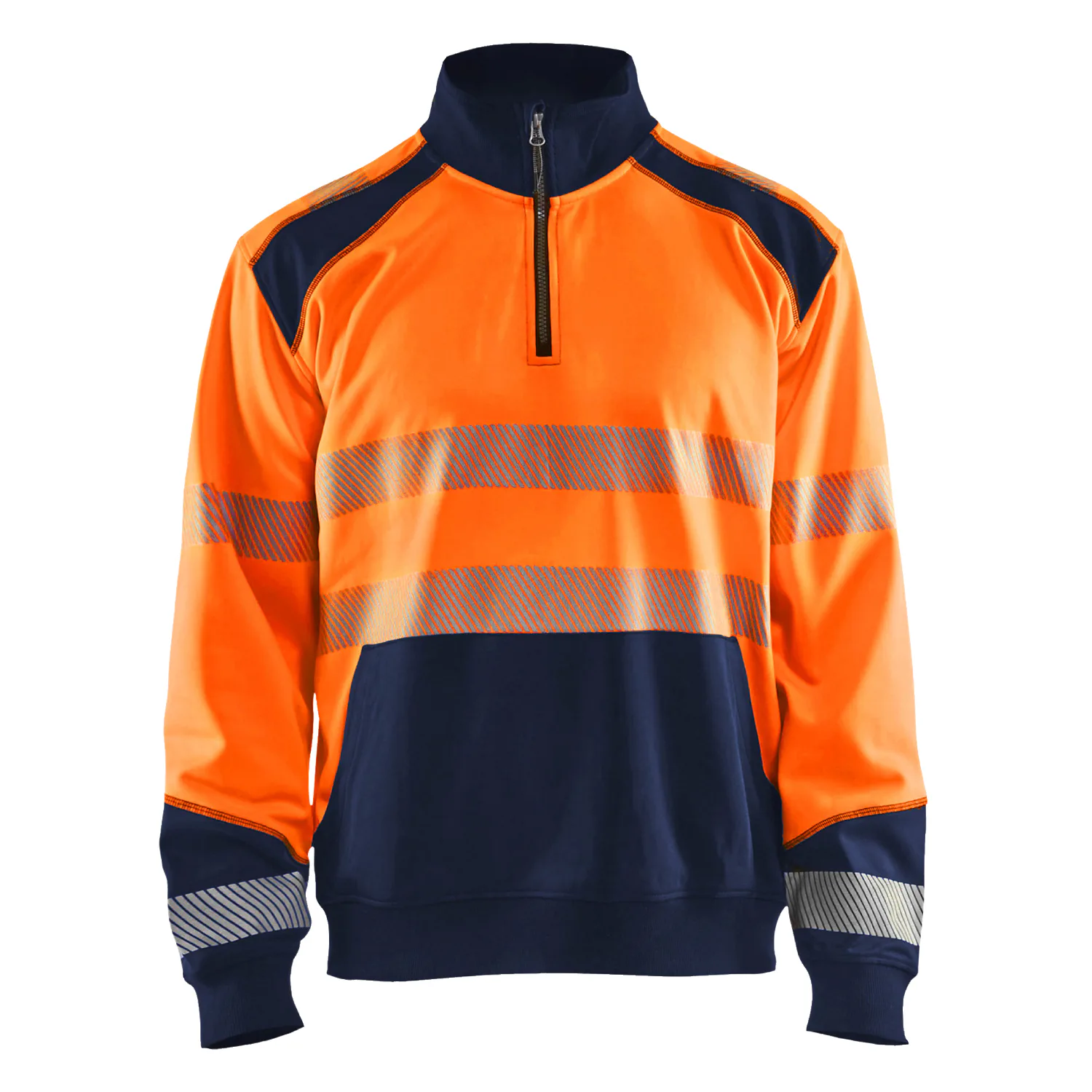Varselorange/Marinblå