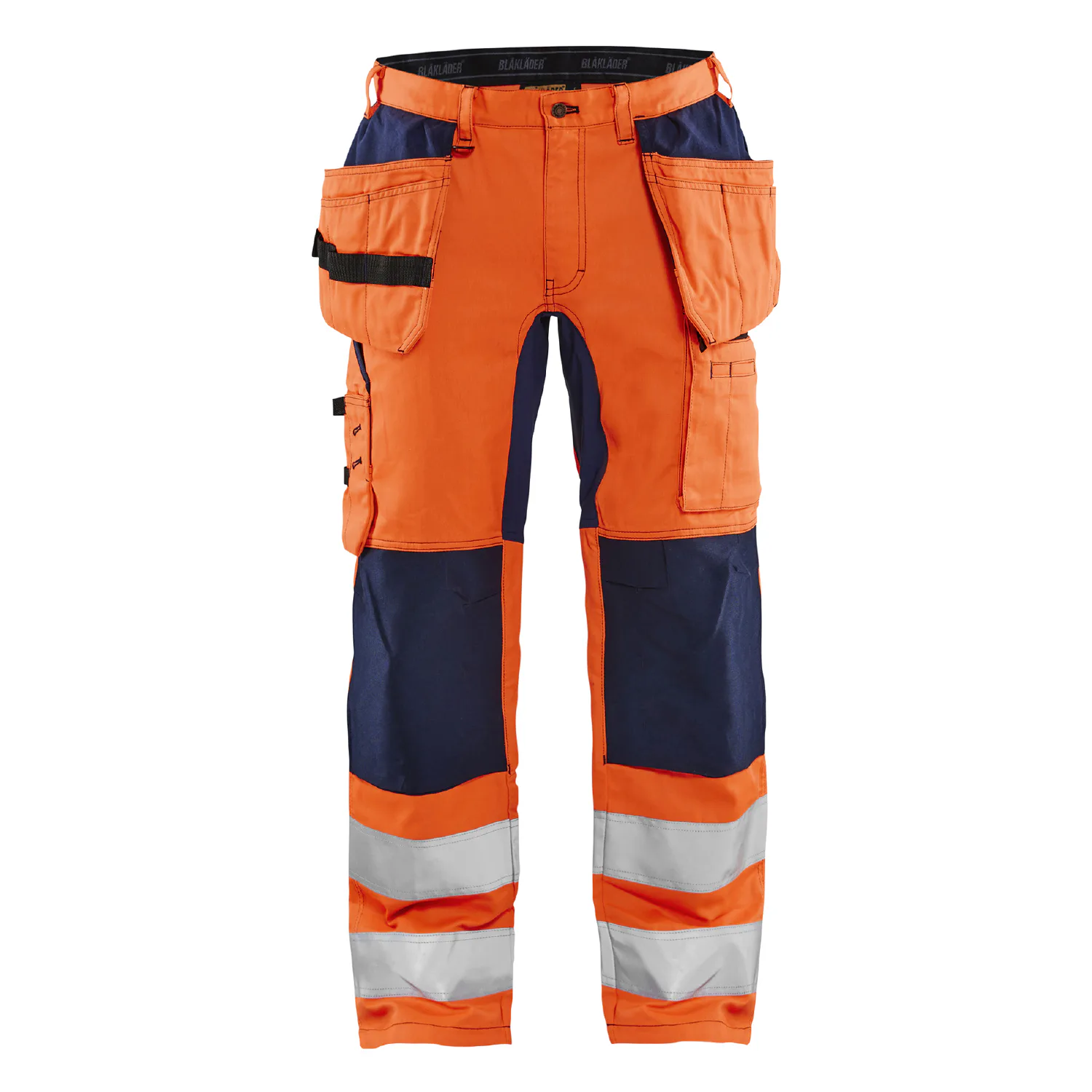 Varselorange/Marinblå
