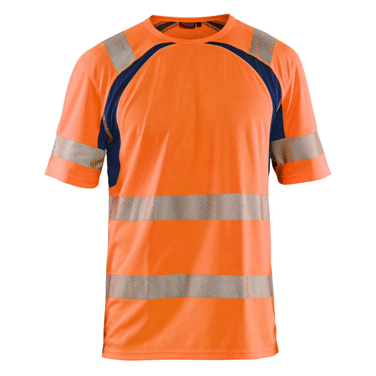 Varselorange/Marinblå