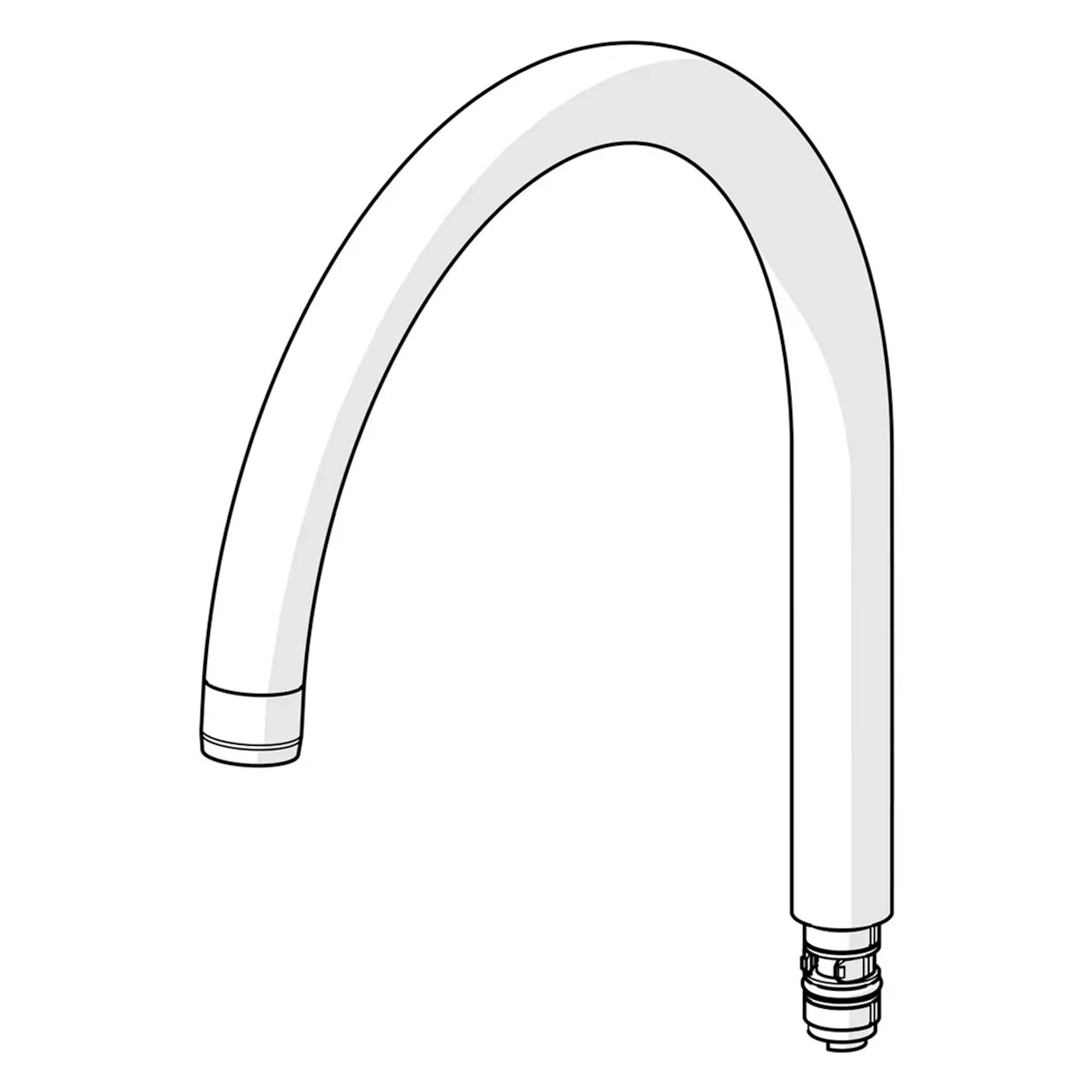 Utloppspip Oras Hög Pip Till Blandare