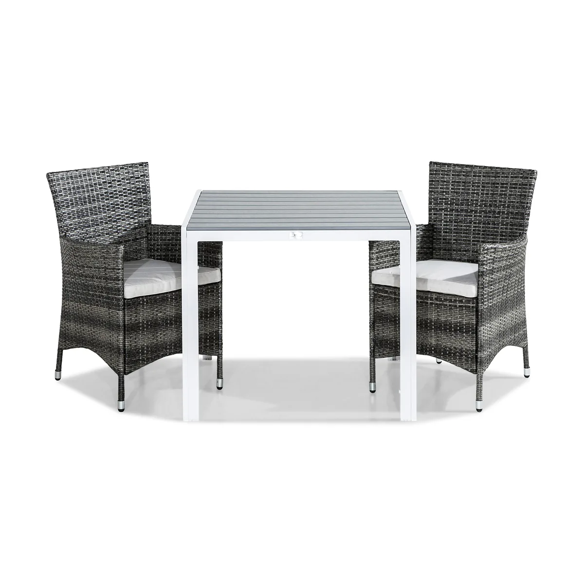 Cafégrupp Comfort Garden Tunis Caféset 90 cm inkl 2 Thor Fåtöljer