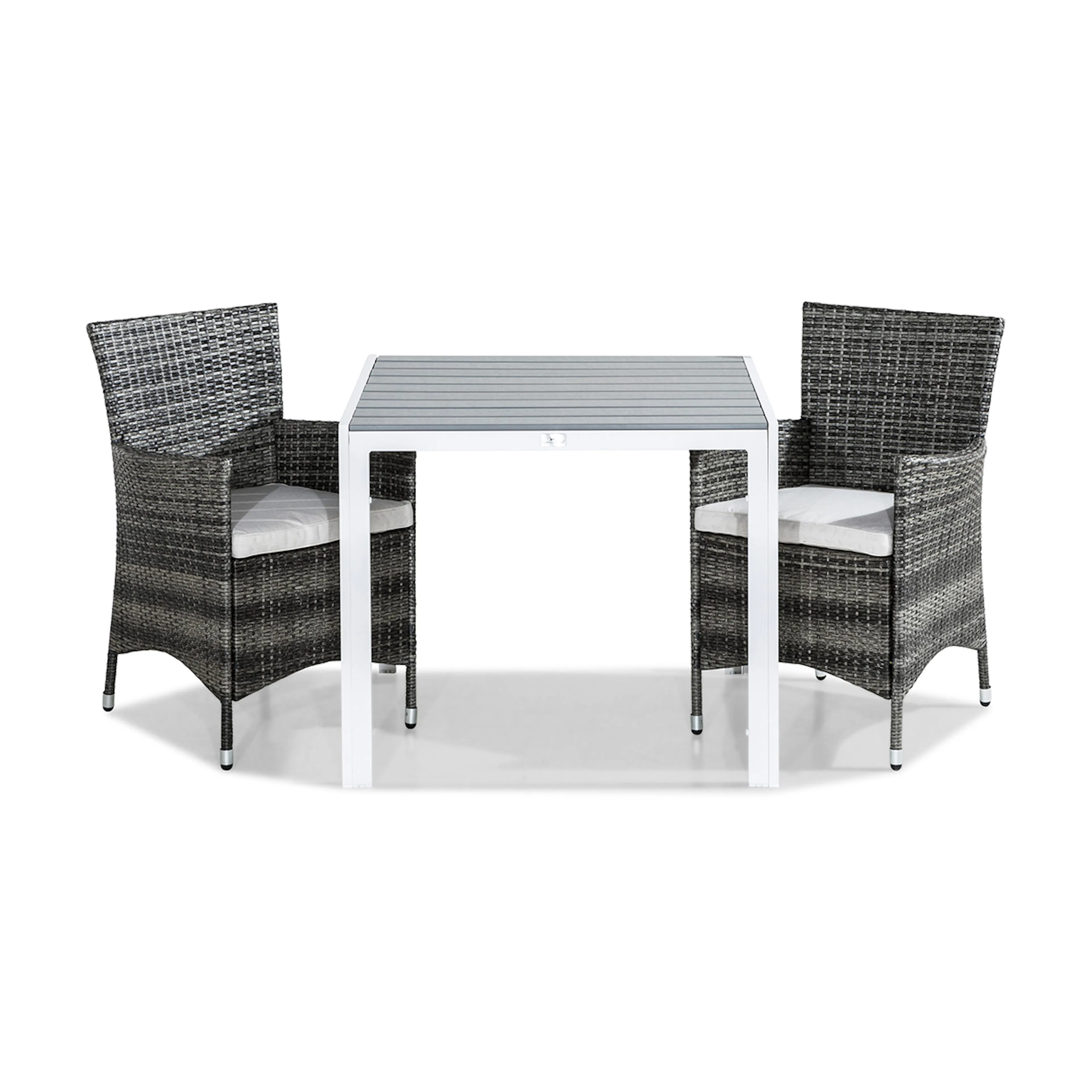 Cafégrupp Comfort Garden Tunis Caféset 90 cm inkl 2 Thor Fåtöljer
