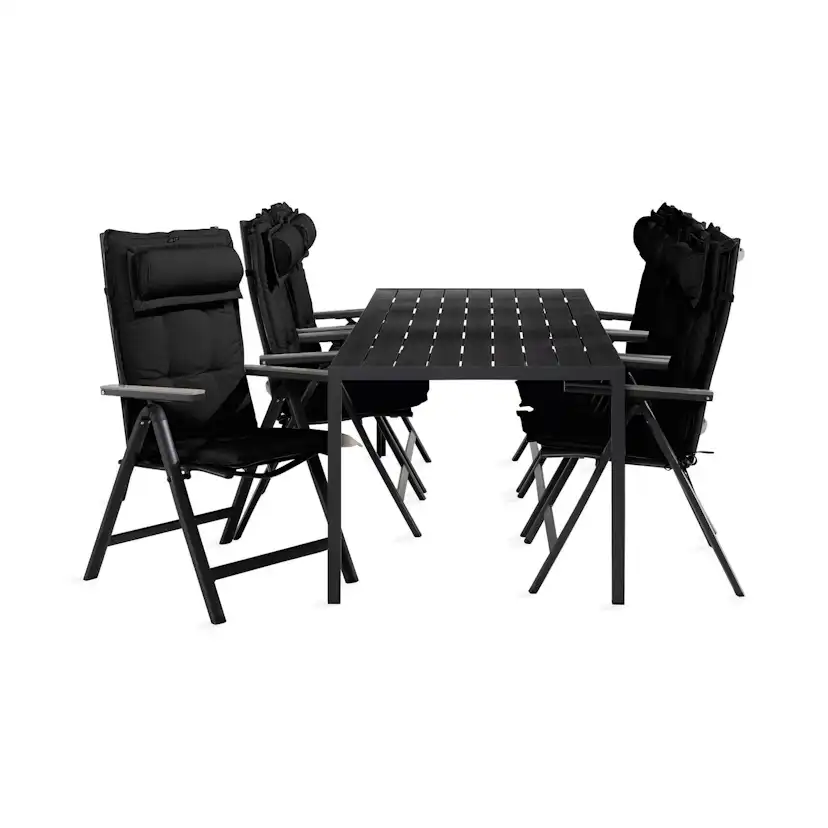 Matgrupp Comfort Garden Tunis Matgrupp Utomhus 90x205 med 6 Monaco Light Stol m Dyna