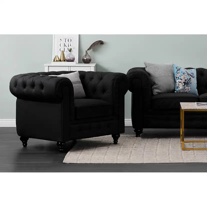 3-sitssoffa Scandinavian Choice Chesterfield Neo