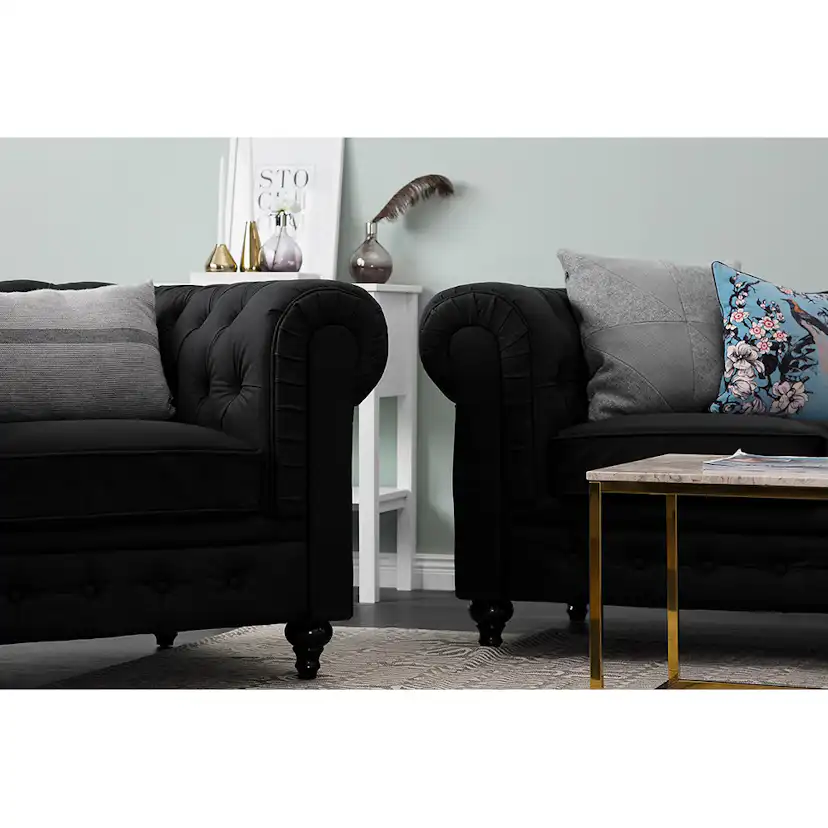 3-sitssoffa Scandinavian Choice Chesterfield Neo