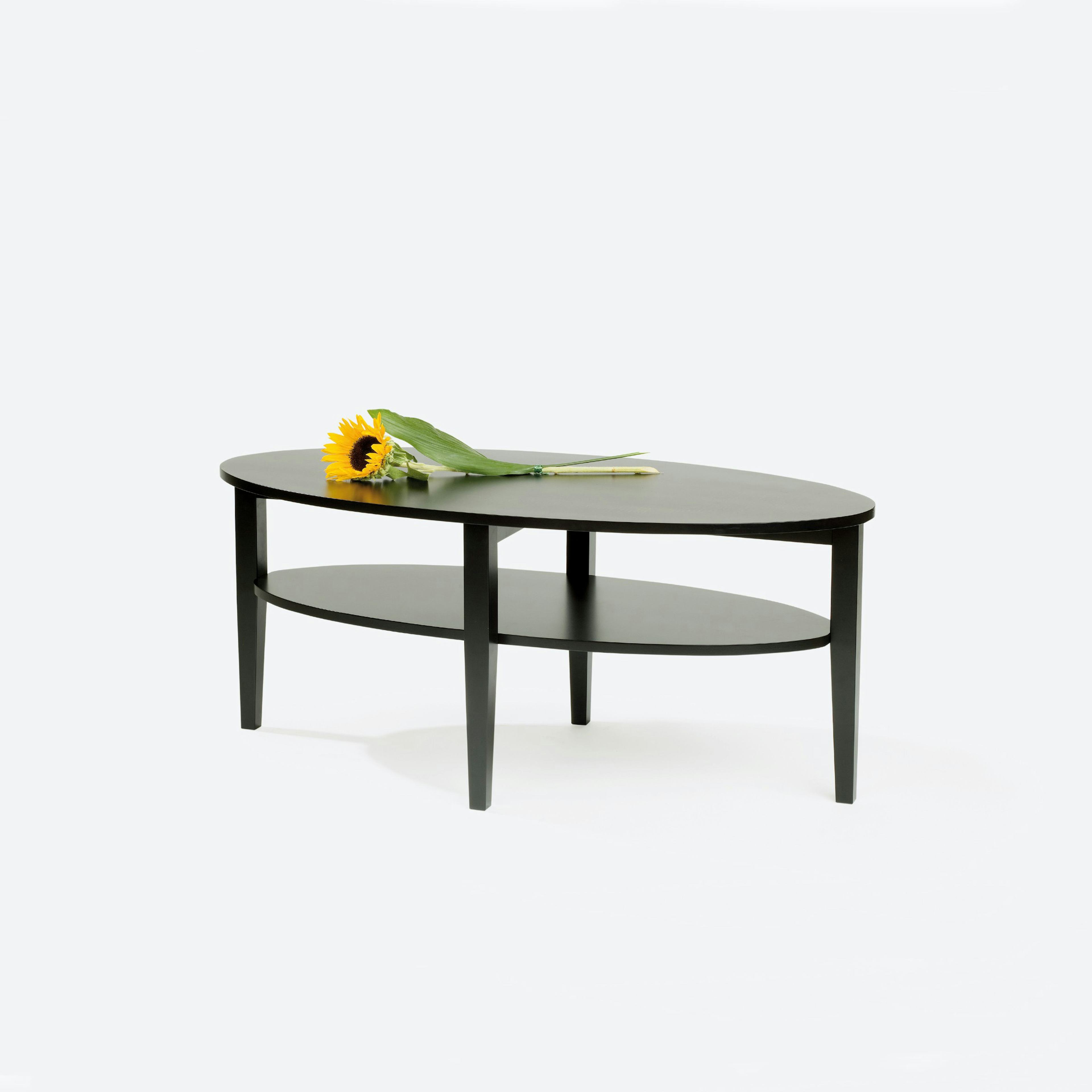 Soffbord Stenexpo Memphis Svart Ovalt Vardagsrumsbord 120cm