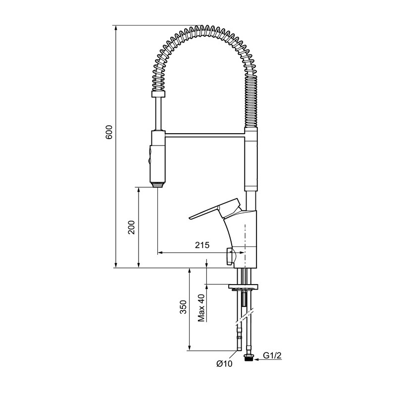 Köksblandare Mora Cera Miniprofi