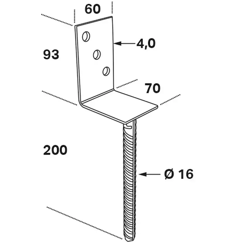 Stolphållare FAST PSL