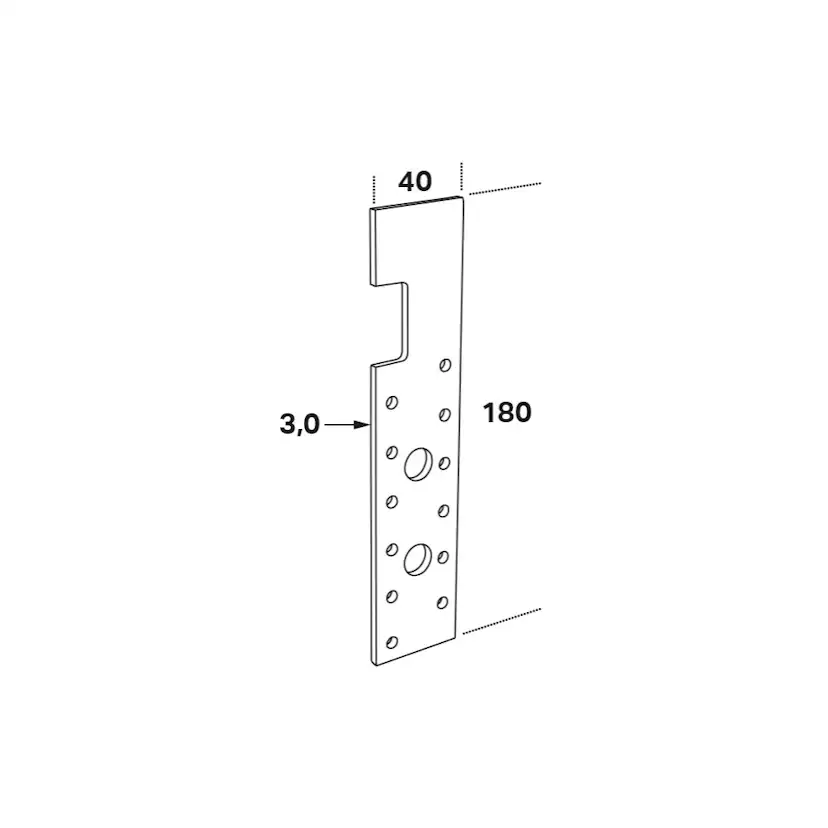 Altanvinkel FAST PCO 500x500x5,0x50 mm