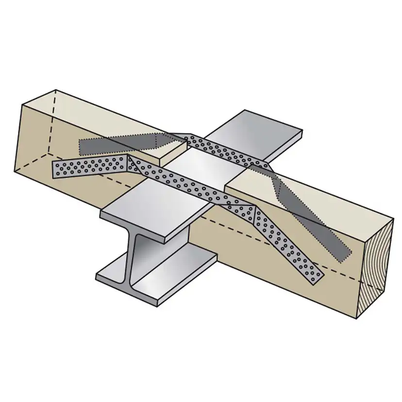 Bjälkstropp FAST JS 40x800x2,0 mm