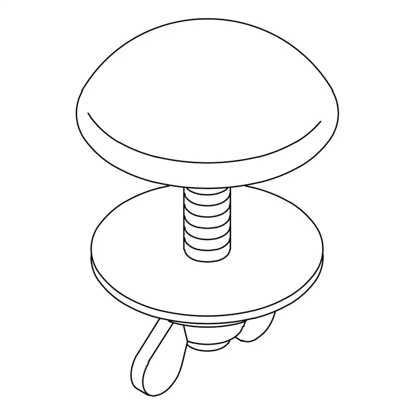 Täckbricka Oras Med Tätningar Ø43 mm