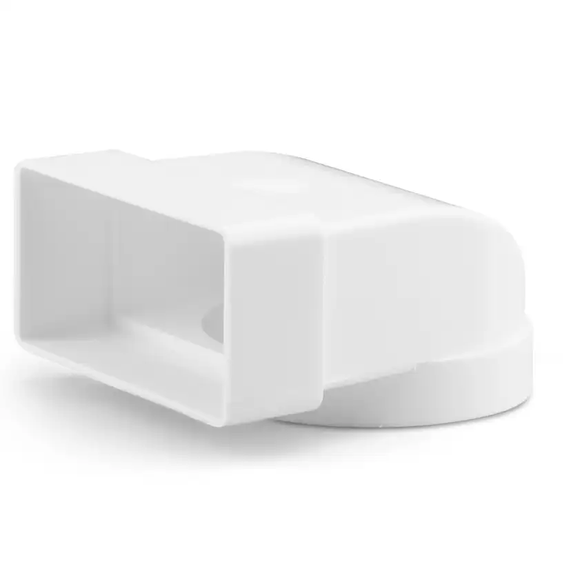 Böj Fresh 90° Rekt/Cirk 110x54 mm Plast