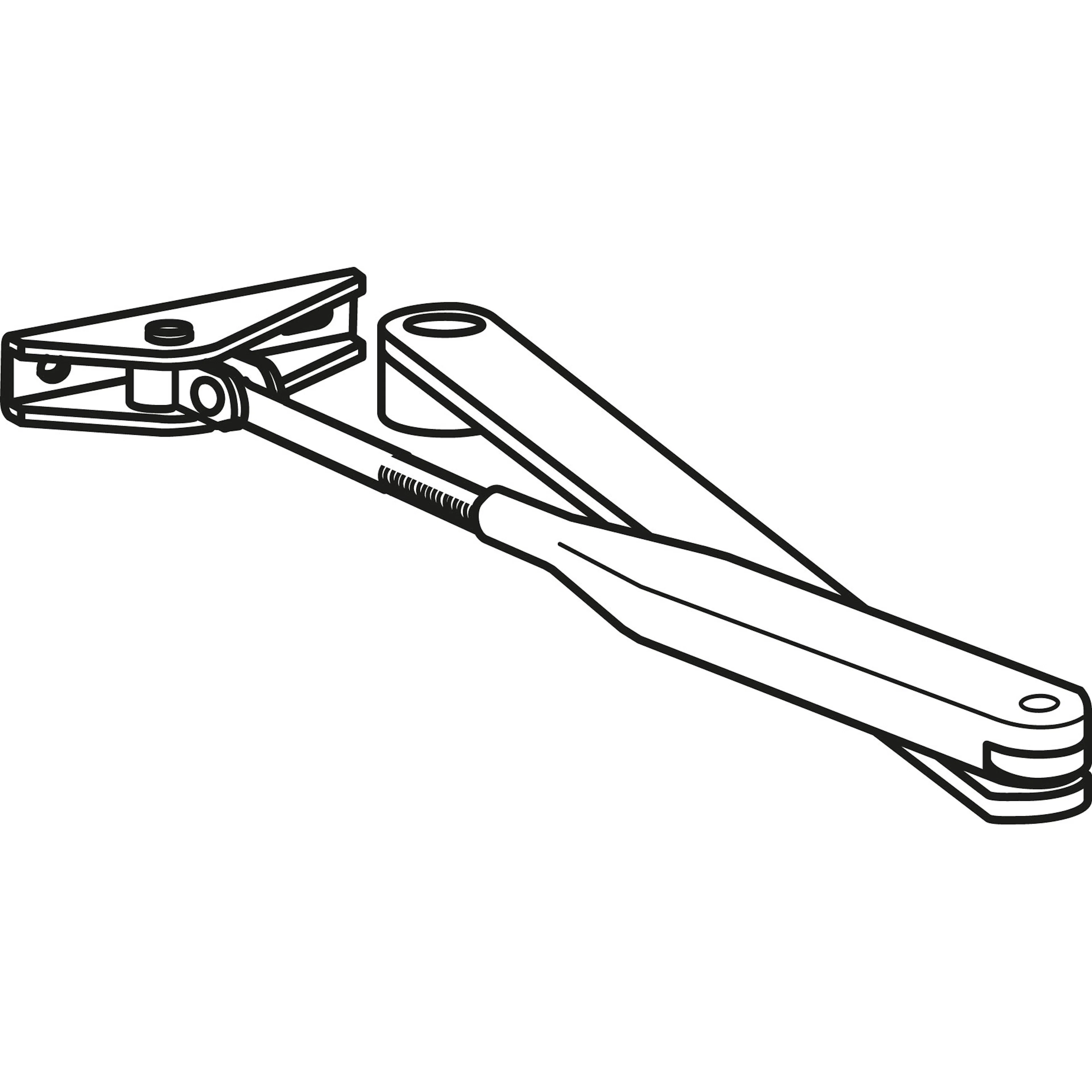 Dörrstängare DormaKaba TS7400/1 STD Arm Silver