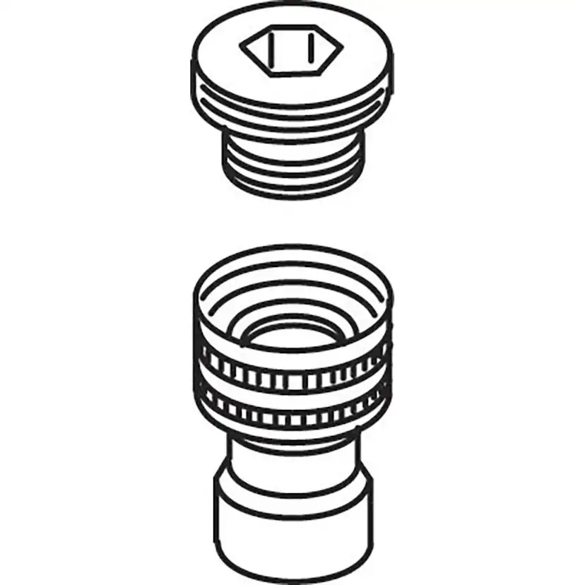 Övergångsnippel Oras För Snabbkoppling M28 x G15
