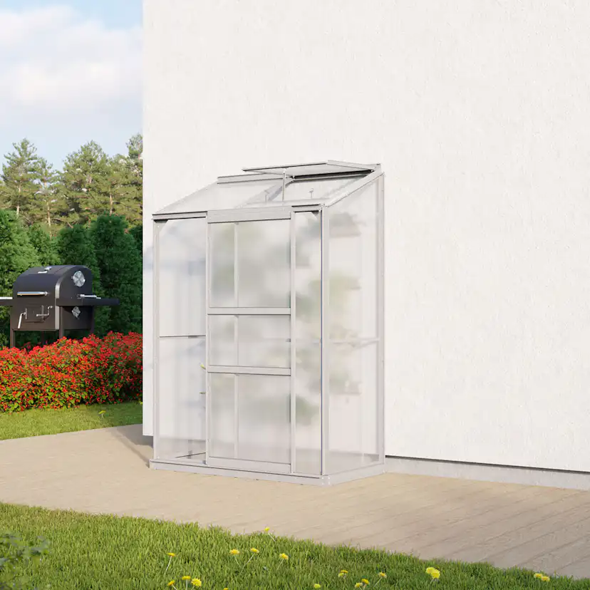 Växthus Plast Vitavia Ida 900 med Polykarbonat och Sockel