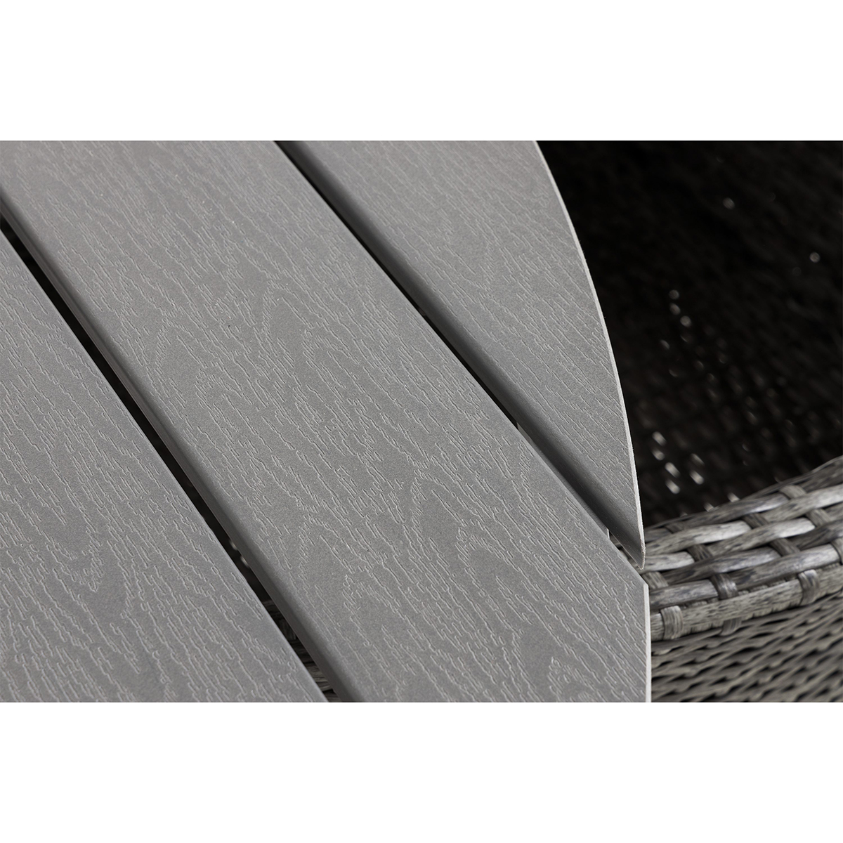 Trädgårdsgrupp Comfort Garden Tunis Matgrupp Utomhus 140 Rund + 4 Thor Fåtölj