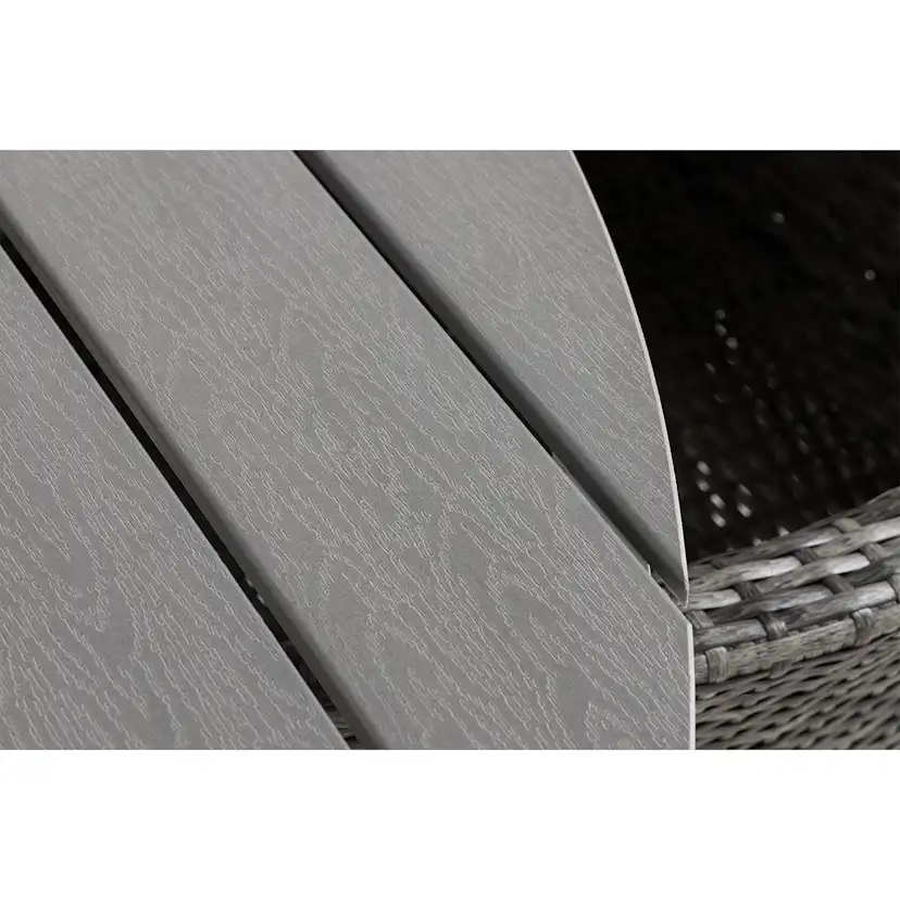 Trädgårdsgrupp Comfort Garden Tunis Matgrupp Utomhus 140 Rund + 4 Thor Fåtölj