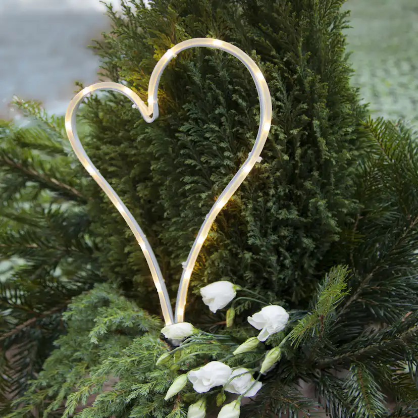 Dekoration Star Trading Hjärta LED