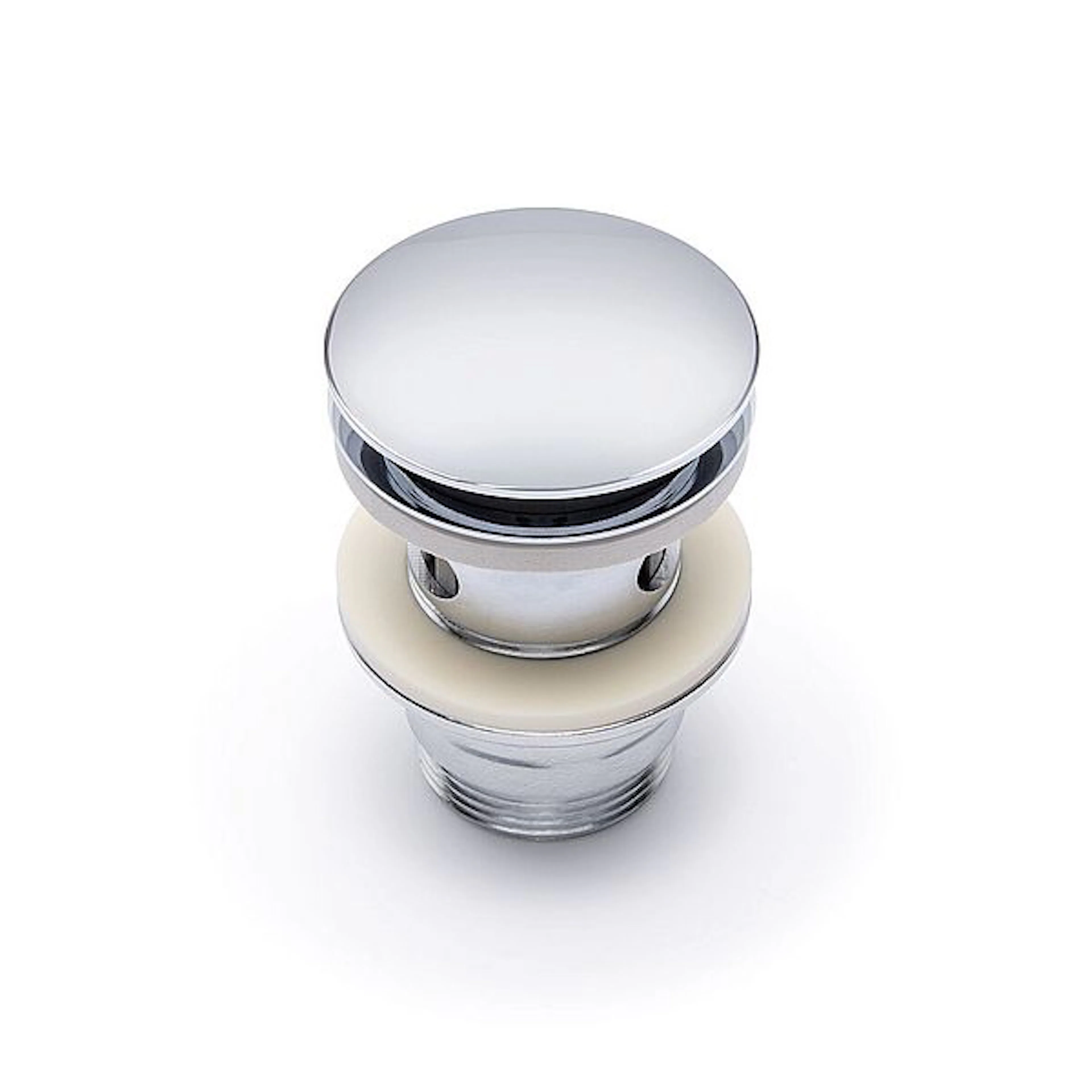 PUM-bottenventil Purus med Bräddavlopp G32 Krom