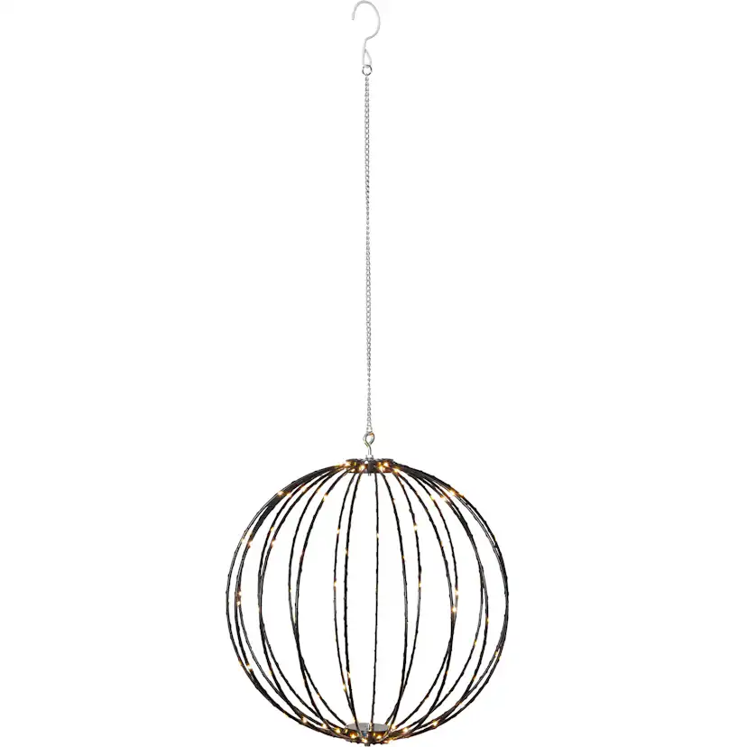 Hängande Dekoration Star Trading Klot Mounty Svart