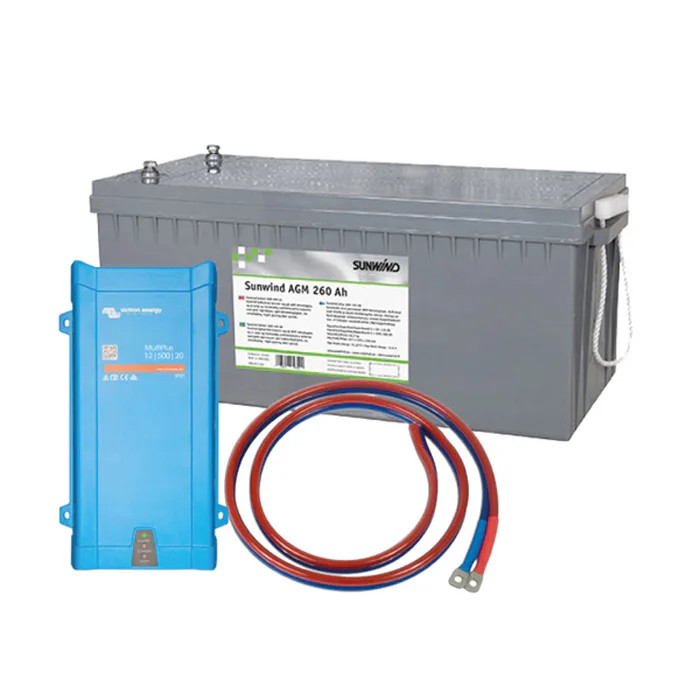 Nödströmsanläggning Sunwind 1,4 kWh AGM