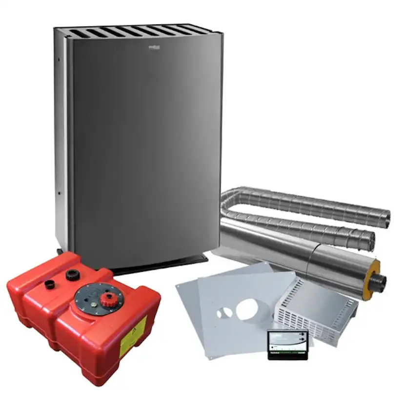 Komplett Paket Wallas Dieselkaminen 40 cc