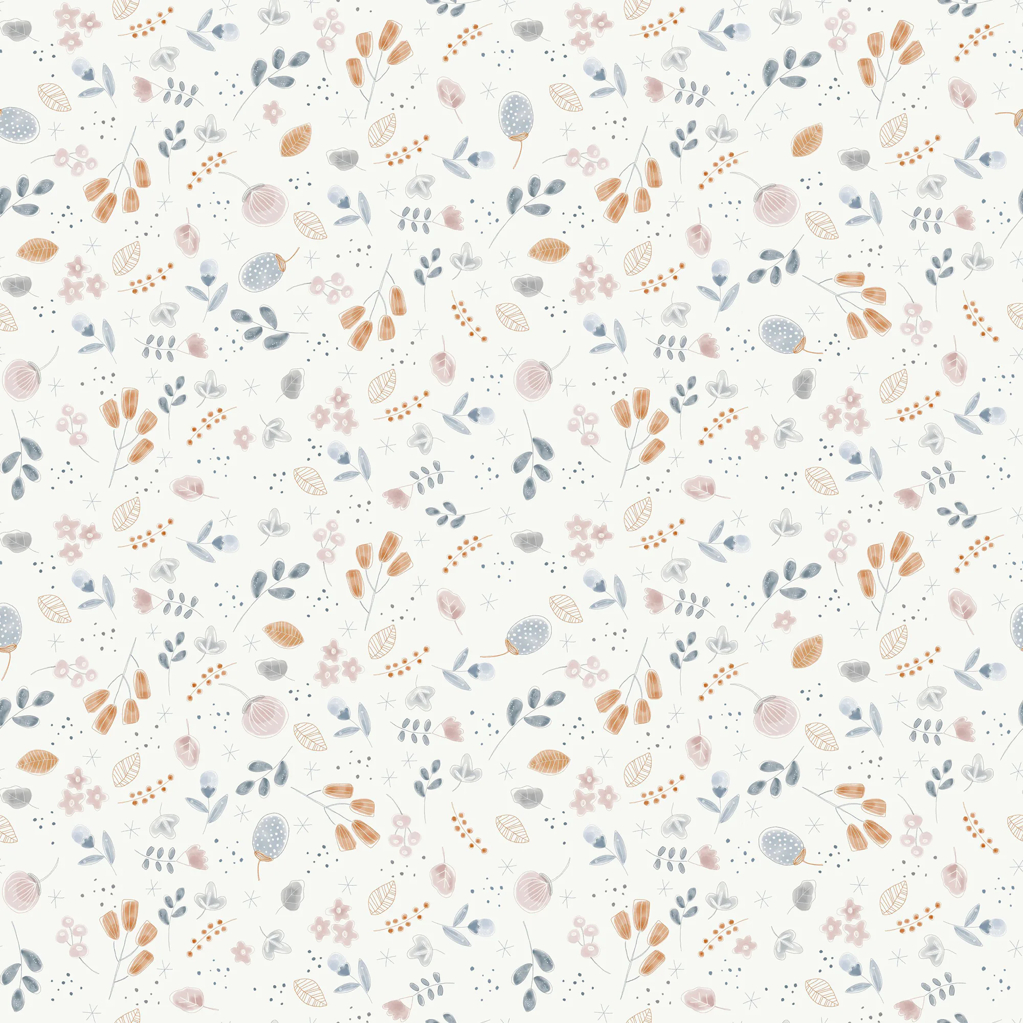 Tapet Little Dutch Spring Flowers