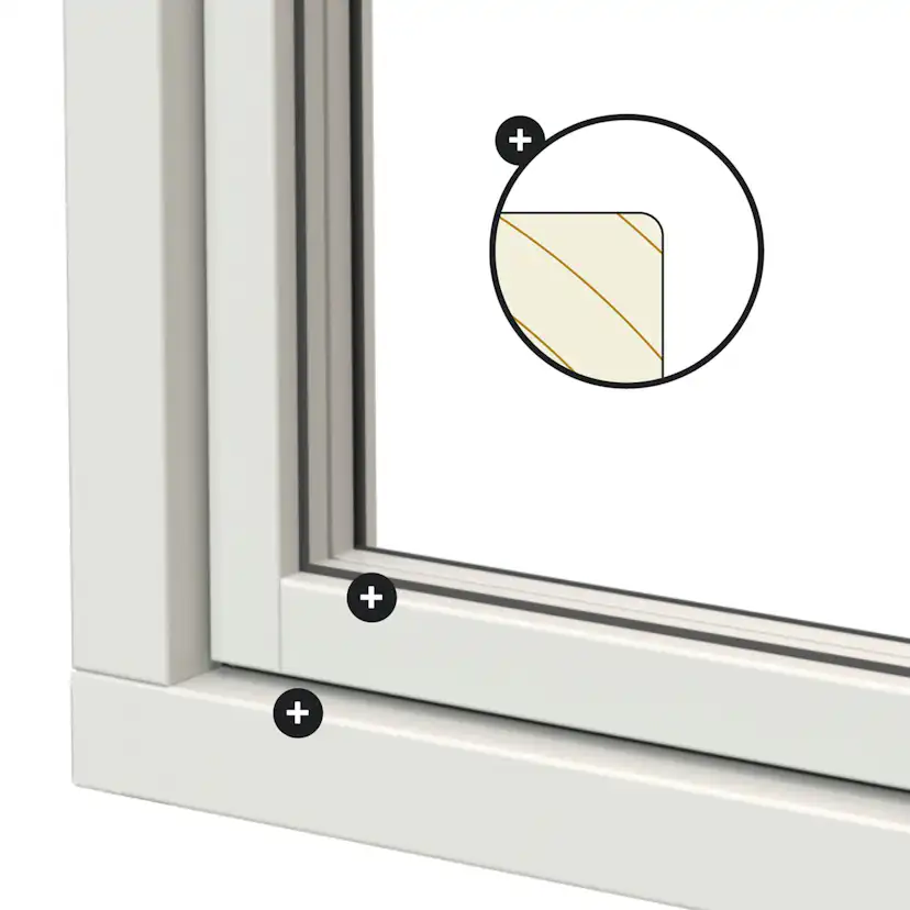 Fönsterdörr NorDan NTech Aluminium Lagerförd