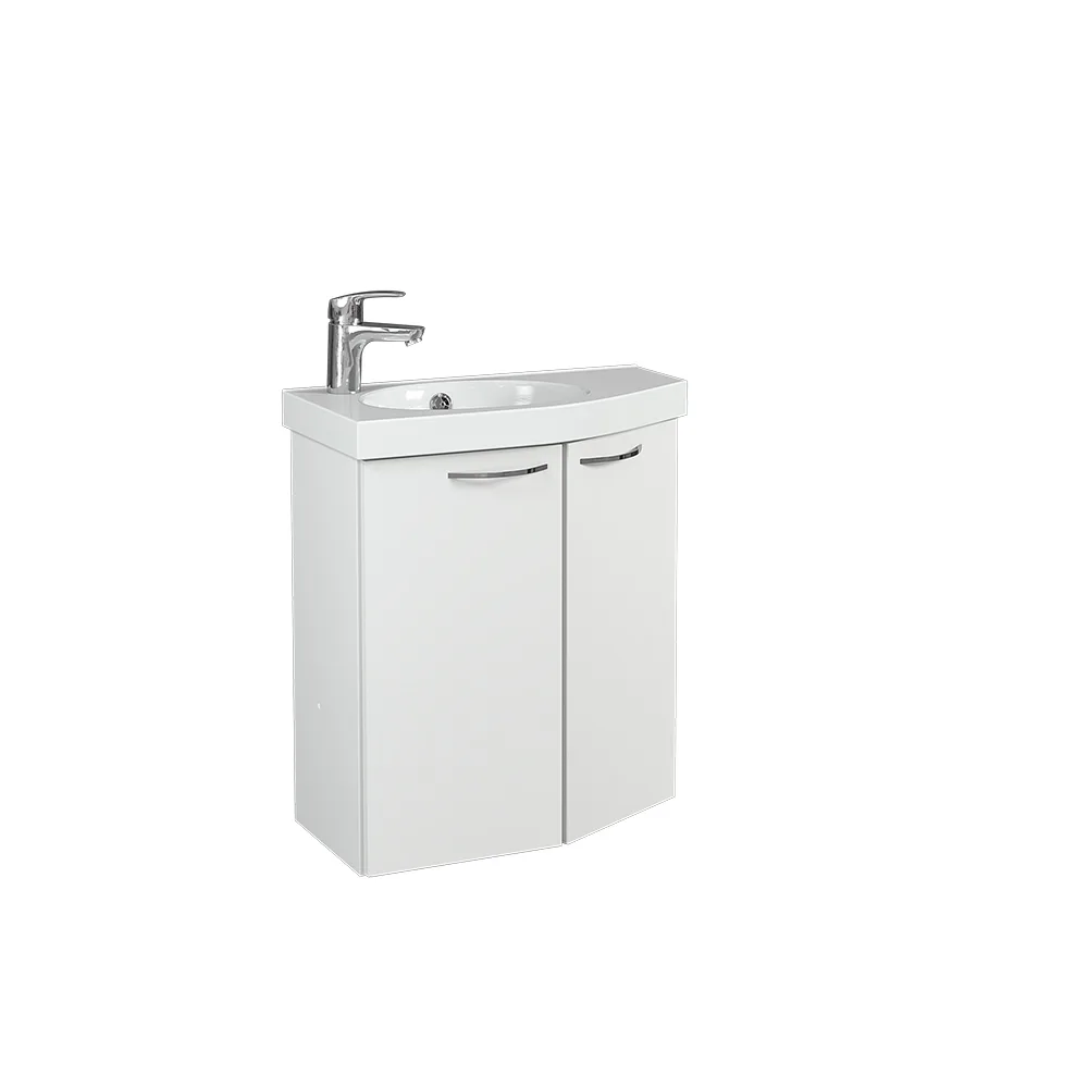 Tvättställsskåp Temal Mondo med Tvättställ och 2 Luckor