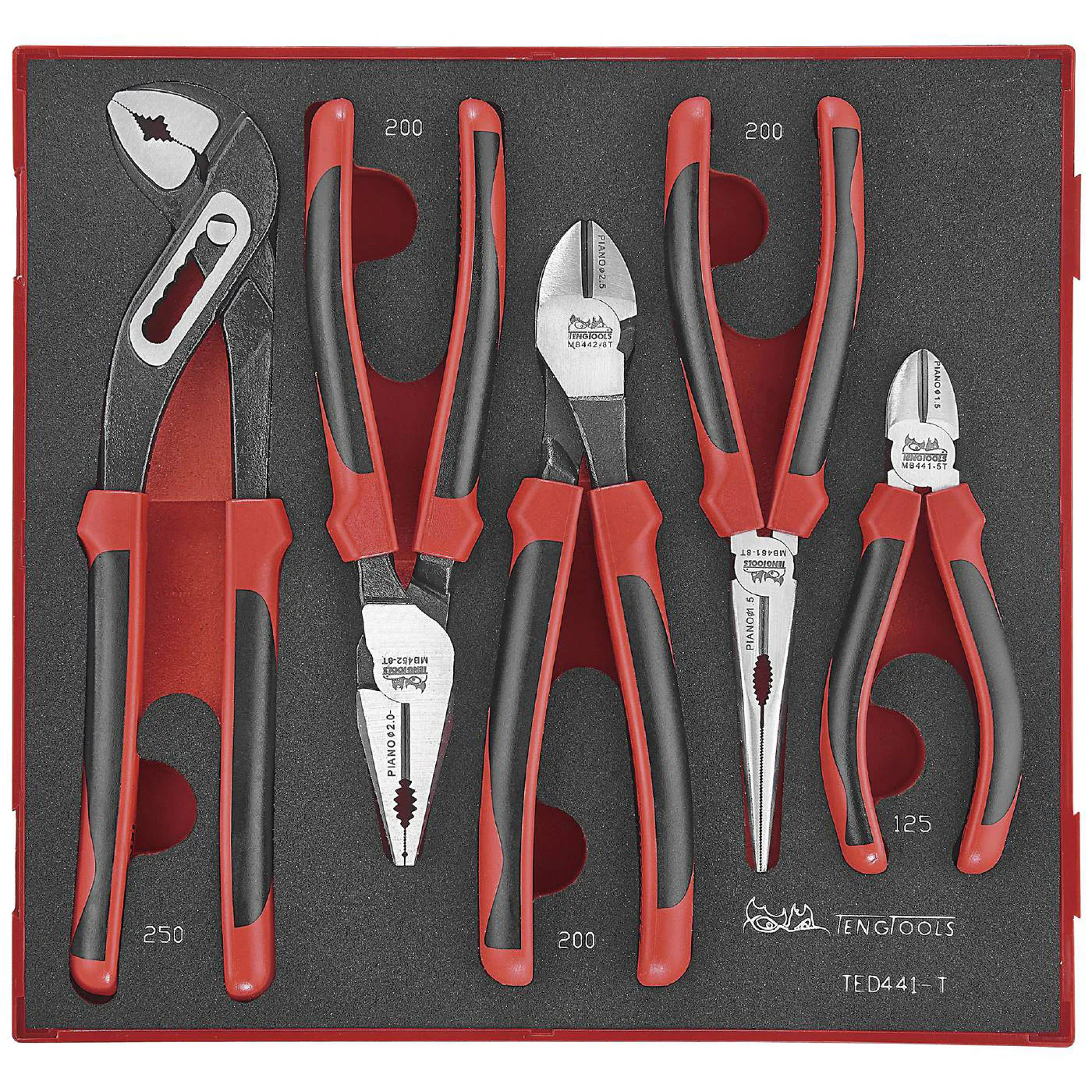 Tångsats 5 delar Teng Tools TED441-T