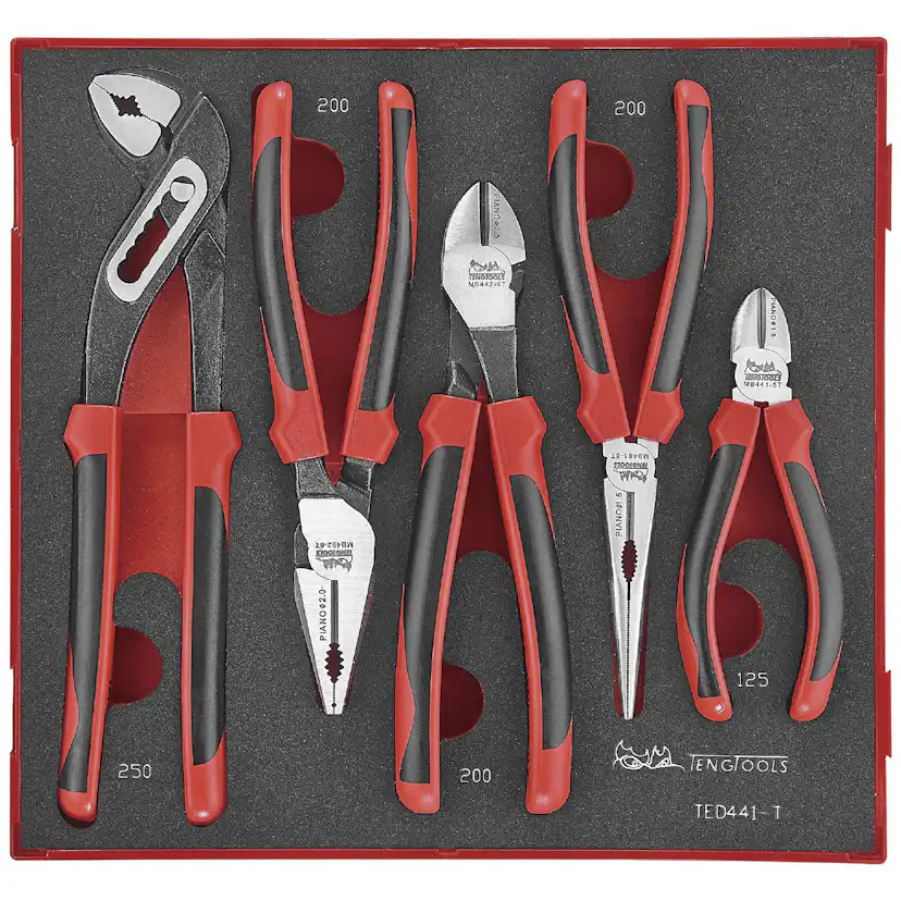 Tångsats 5 delar Teng Tools TED441-T