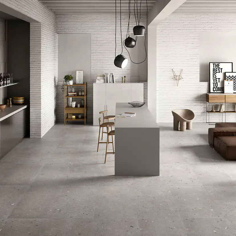 Klinker Lhådös Slite Grå 60x60 cm