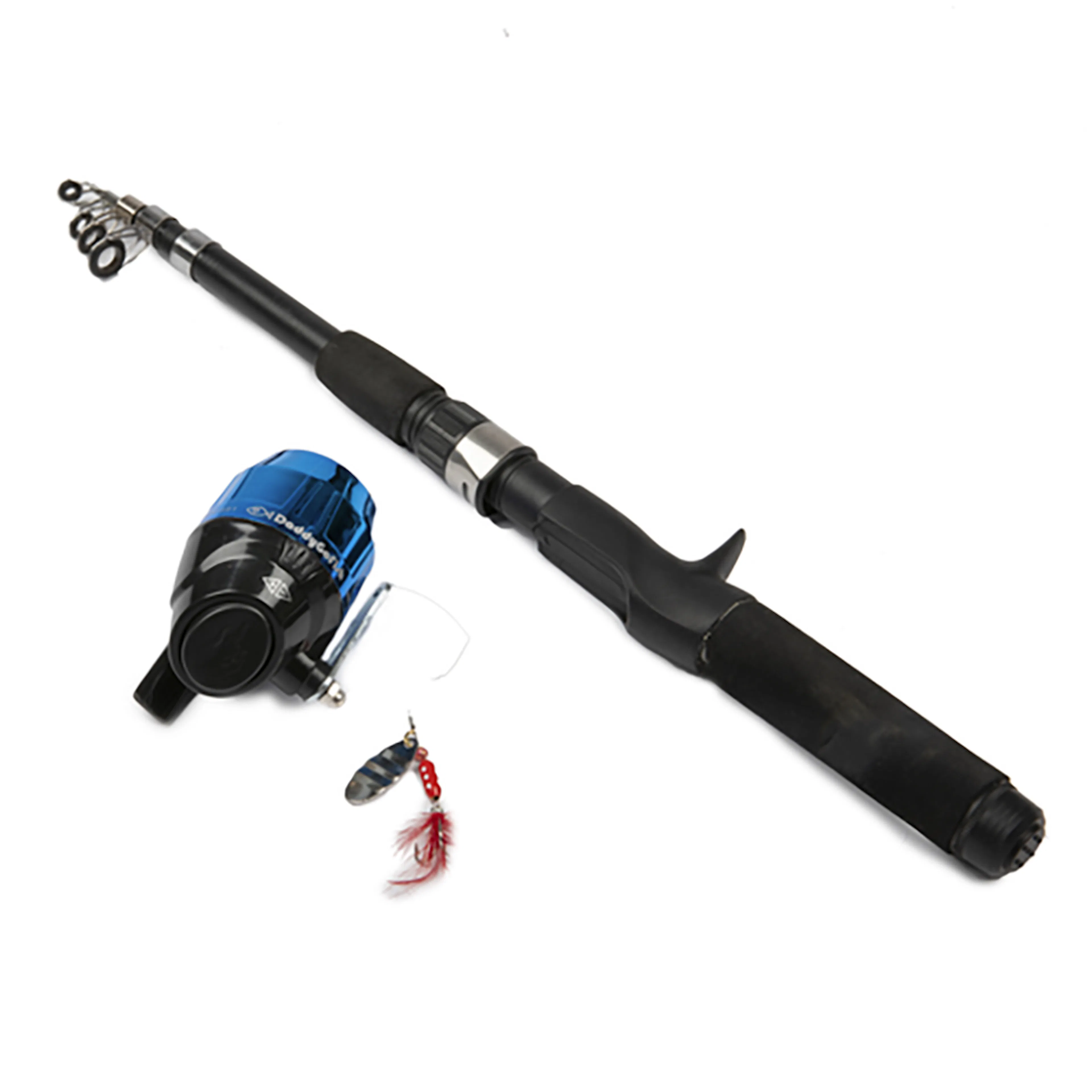 Fiskespö Briv Starter Spinnset Teleskop