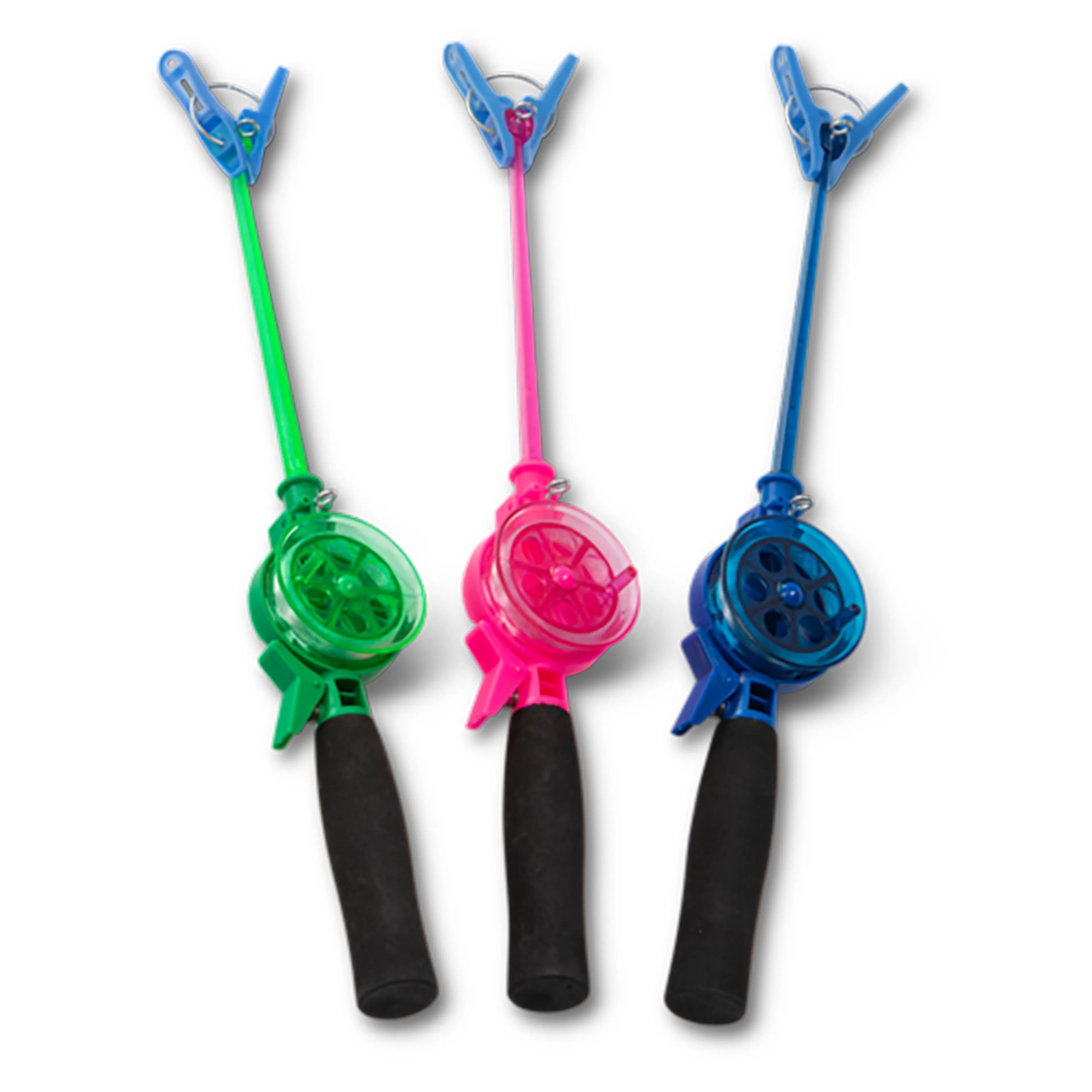 Fiskespö Briv Krabbfiskeset Rosa/Blå/Grön