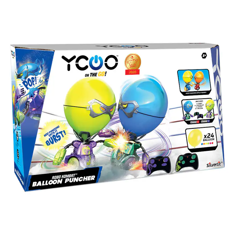 Radiostyrd Robot Silverlit Robo Kombat Balloon Puncher 2-pack