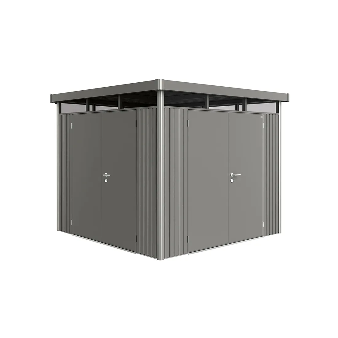 Extra Dubbeldörr Biohort Kvartsgrå Highline, Avantgarde, Panorama