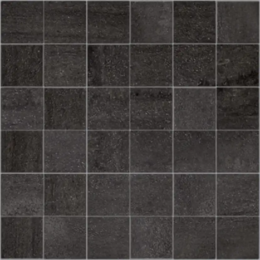 Klinker Lhådös Copy Nero Mosaik Lhådös 5x5 cm Matt